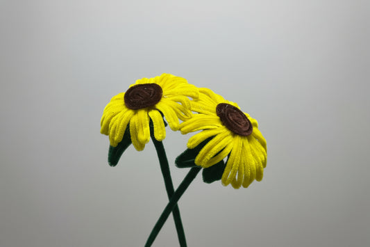 Sunflowers - Pipe cleaners